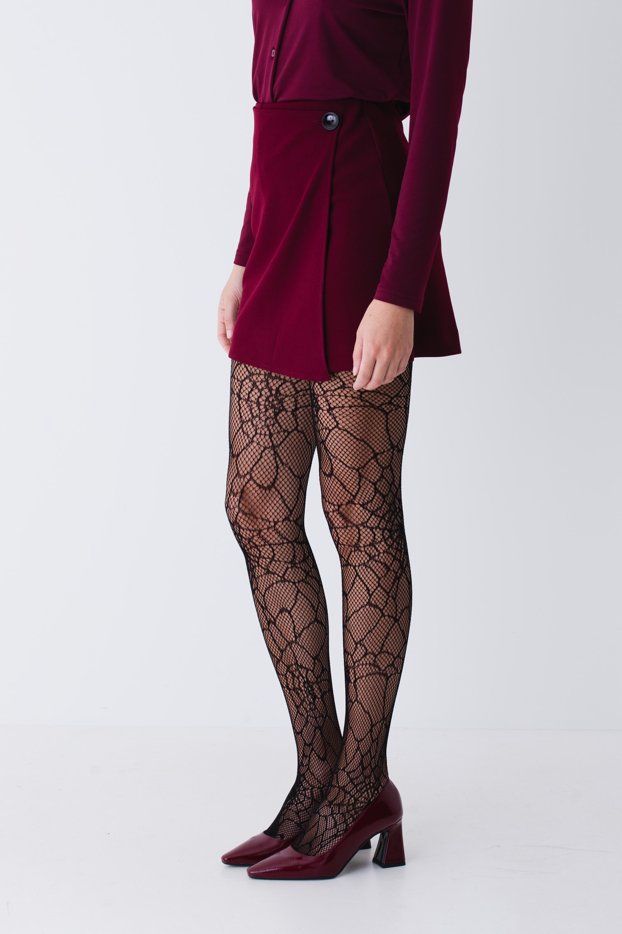 Skort in scuba crepe - FW25