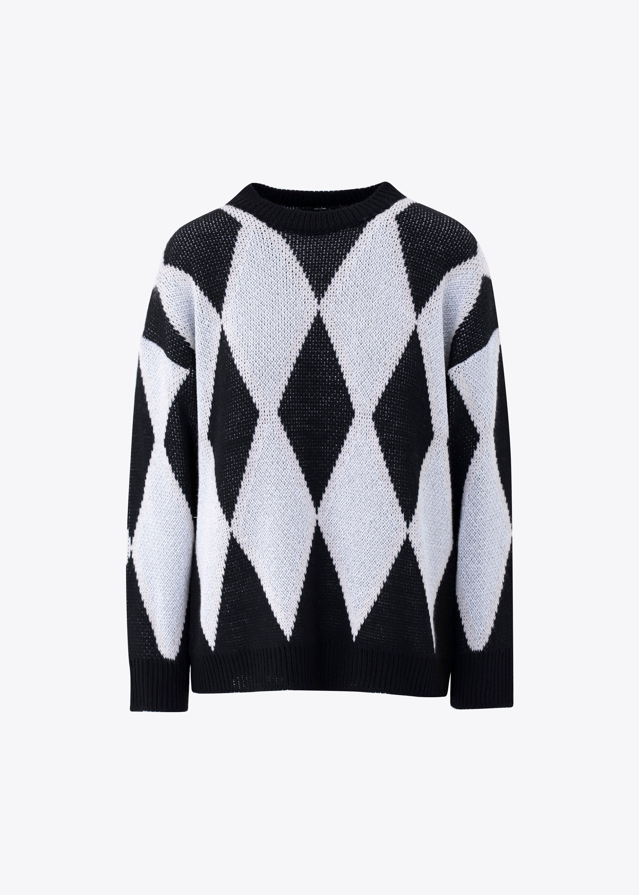 Pullover a rombi lurex - FW25